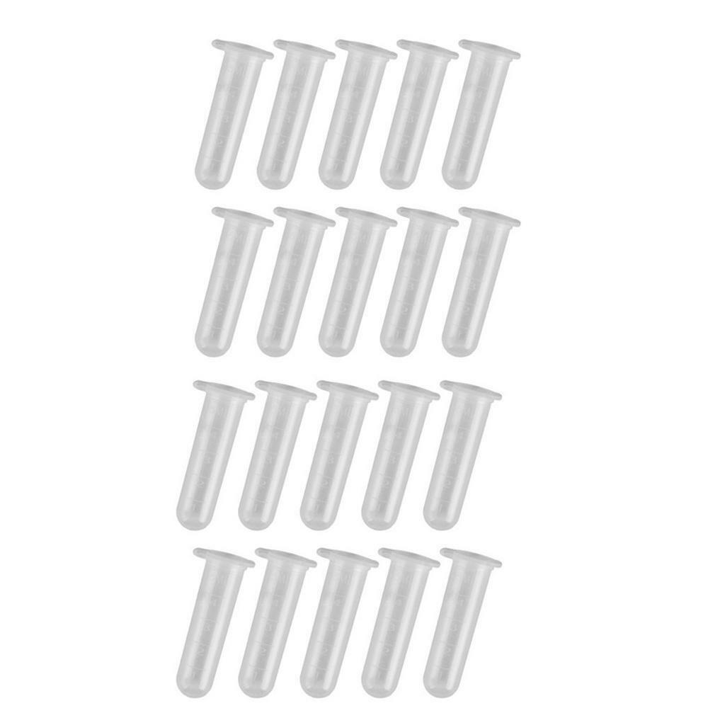 Set of 20 5ml Centrifuge Test Tubes  Makeup Containers Vials