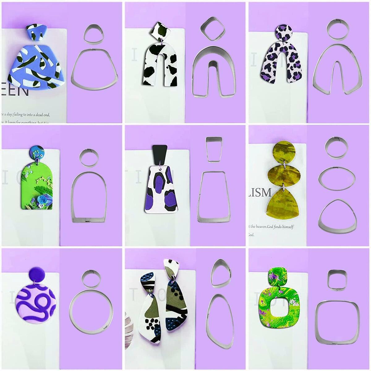 21x Polymer Clay  DIY Clay Earring  Cookie  for Pastry