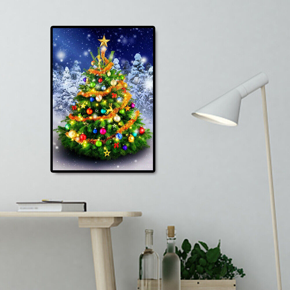 Christmas Tree 5D DIY Full Square Drill Diamond Painting Art Cross Stitch