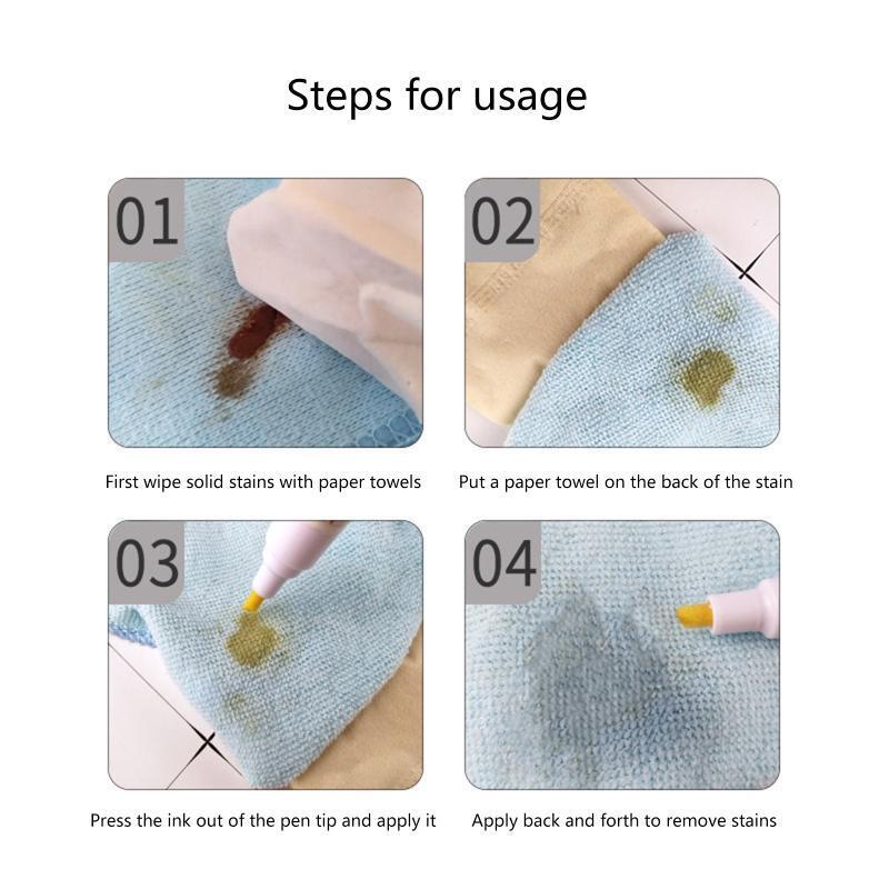 Multipurpose Stain Cleaning Pen Effective Instant Stain Remover Pen for Laundry
