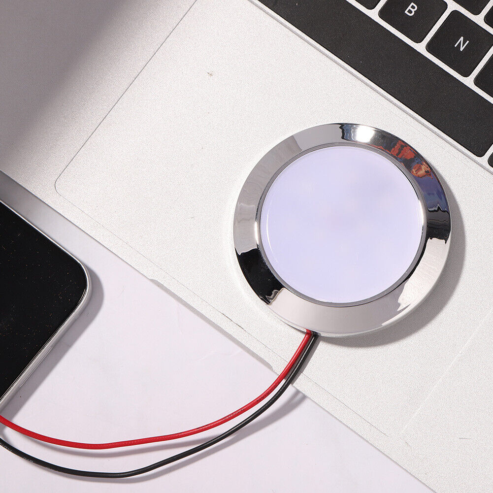 1.8W Waterproof 12V Car 24 SMT LED Dome Lamp for RV Marine (White Light)