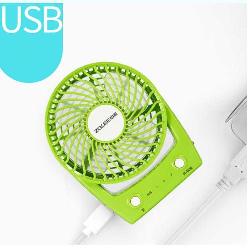 Mini USB Desk Fan 3 Speed Small Desktop Table Quiet USB Fan for Indoor Outdoor