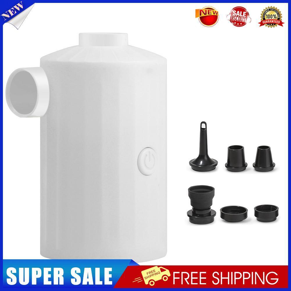3600mAh Electric Mini Pump Power Bank for Inflatable Beds Mattress (White)