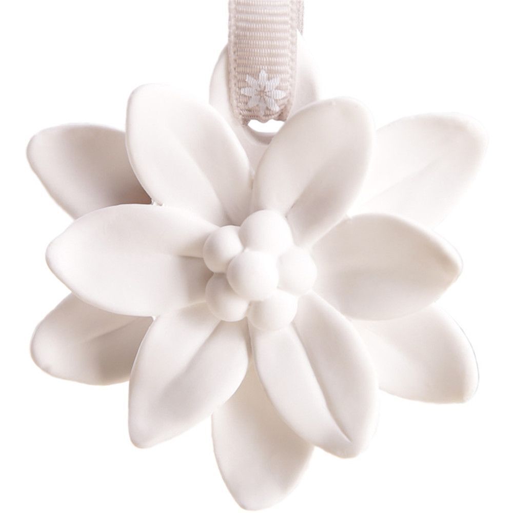 Mirror Auto Hanging Ornament Pendant Plaster Flower Car Accessories For Car