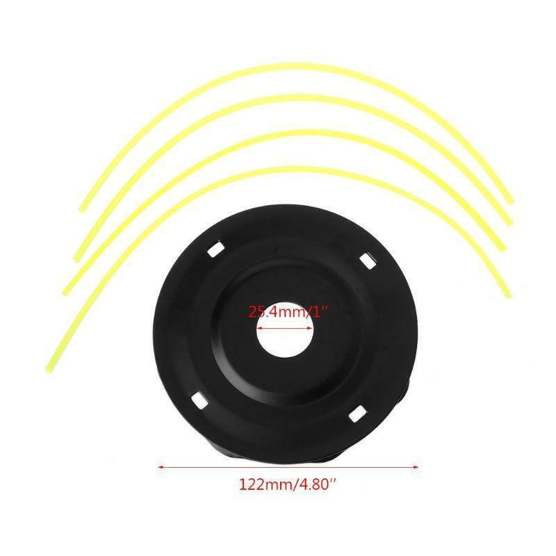1 Set Universal Grass Trimmer Head with 4 Cables Brush Cutter Accessory Home