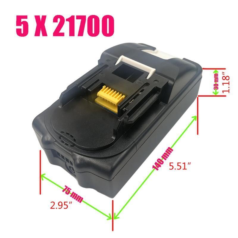 Battery Container BL1830 5 X 21700 Battery Case for 18V Plastic Battery Box