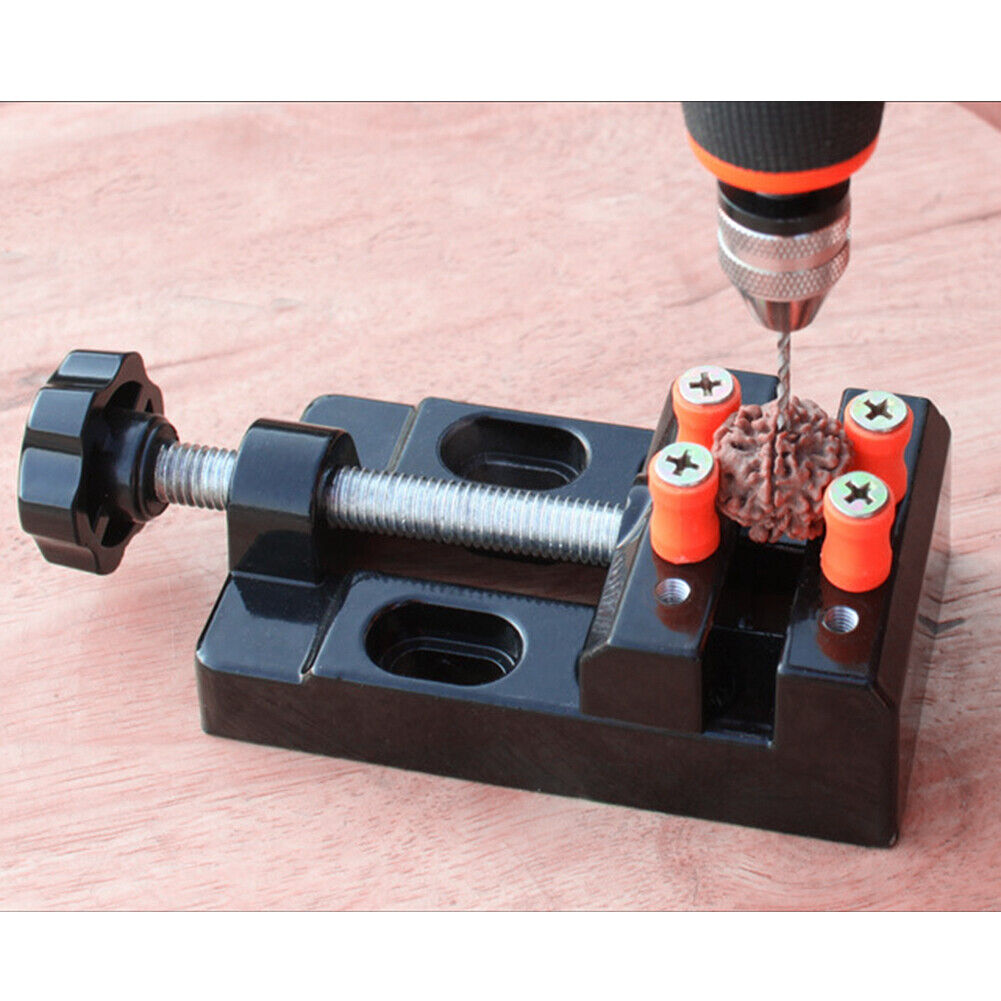 Universal 57mm Adjustable Mini Jaw Bench Clamp Drill Press Fixed Table Vise