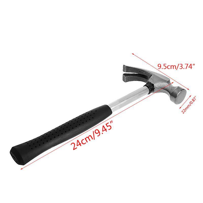Multifunction Steel Claw Hammer Rubber Handle Emergency Escape Safety Car Home
