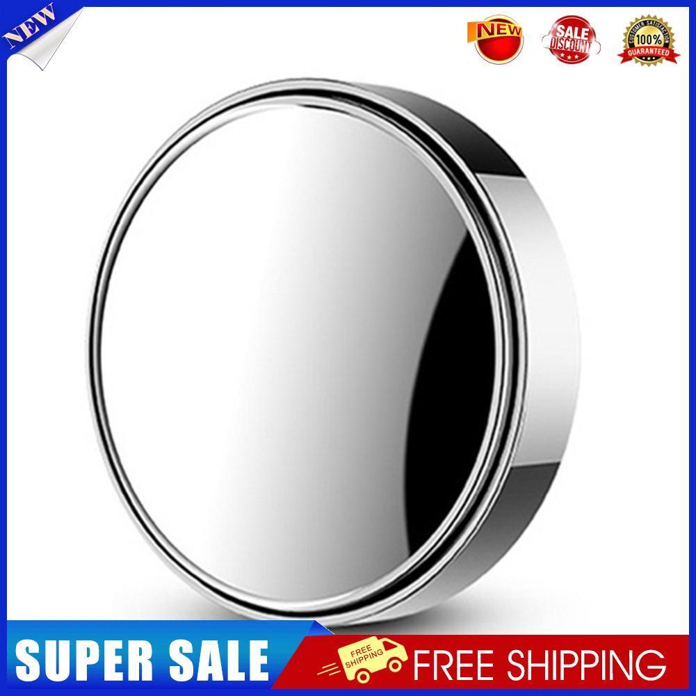 2pcs Round Car HD Wide Angle Auto Rear View Auxiliary Blind Spot Mirror