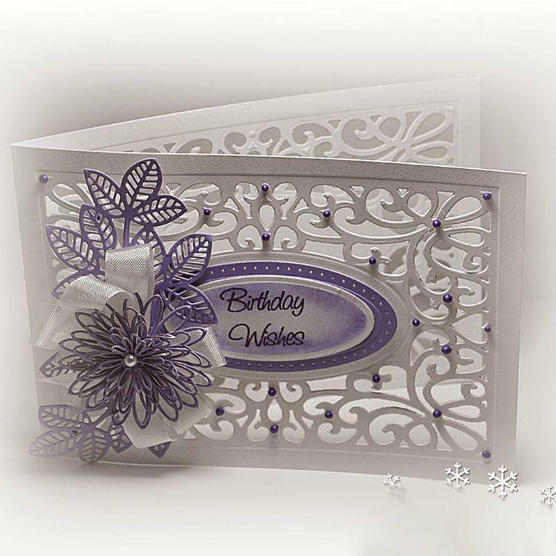 Leaves Cutting Die Embossing Stencil Mold Paper DIY Craft Scrapbook Card Decor
