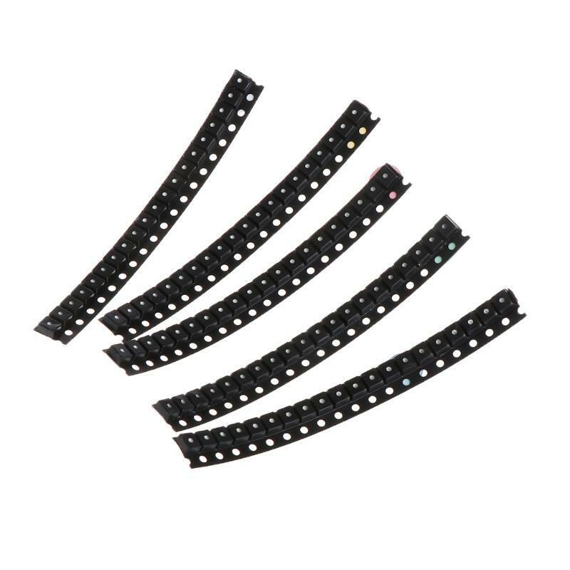 100 Pcs 5 Colors SMD 3528 1210 LED Light Red Green Blue Yellow White Assotment