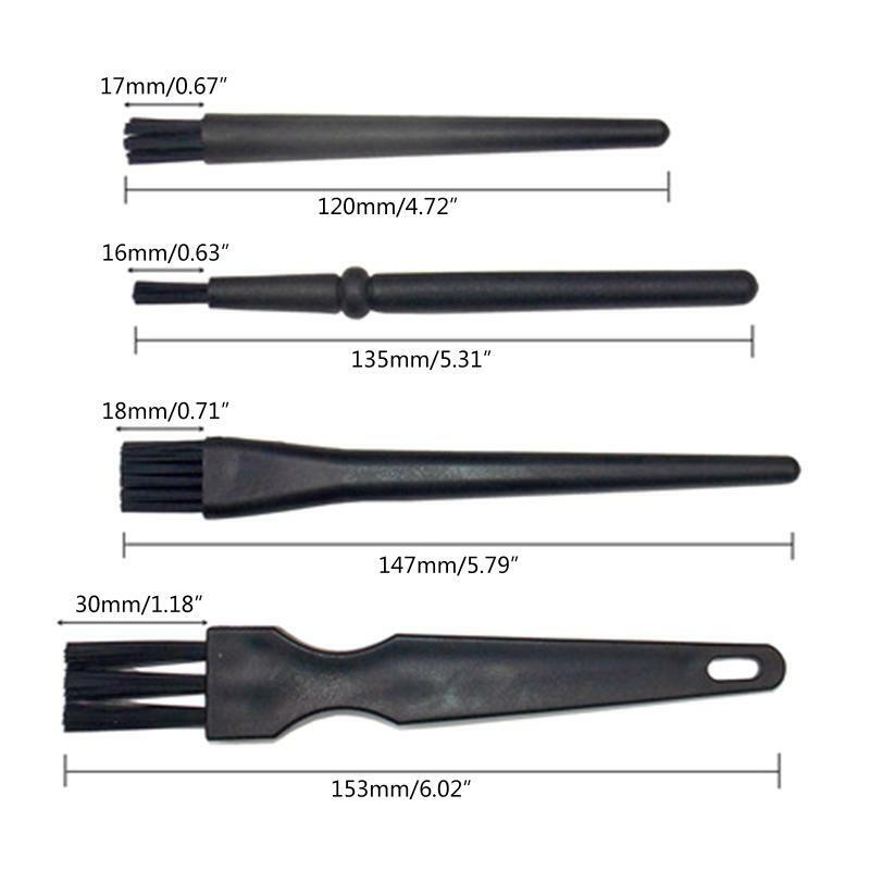 9 Pcs Multi-use Brushes Kit Anti Static Brushes PCB Cleaning Brush Tool for Home