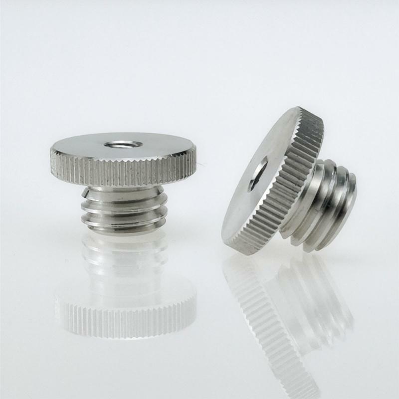 1 Pcs Screw Adapter Aluminum Alloy 1/4" Female to 5/8" Male Screw Adapter Conver