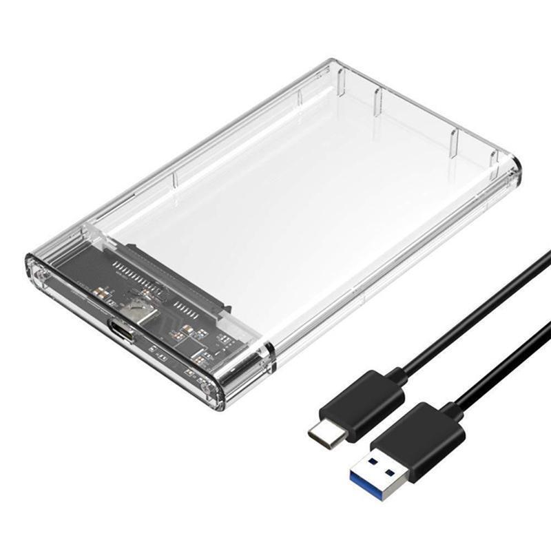2.5'' HDD Box Sata Serial Hard Drive Case Usb3.1 Computer SSD External Enclosure