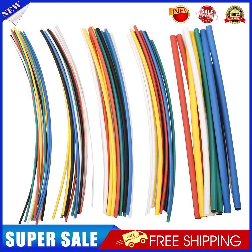 70pcs 5 Size Assortment 2:1 Heat Shrink Tubing Tube Sleeving Wrap Wire Cabl