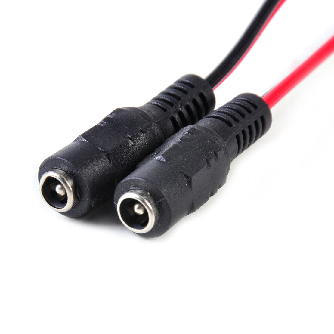 10pair 5.5*2.1mm Male & Female Cable Plug Wire Connector CCTV PSU Pigtail 12V Li