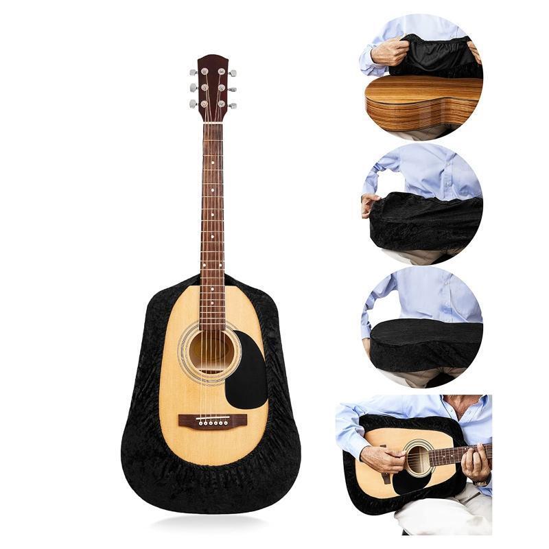 Velvet Dust Cover Protector for Acoustic Classical Cross-cut Cutaway Guitar