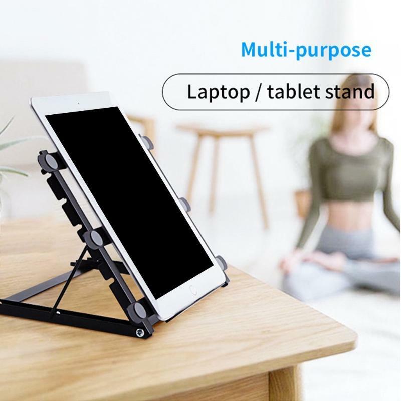 Tablet Copy Table Adjustable Height Anti-slip Hollow Design for Office Studio