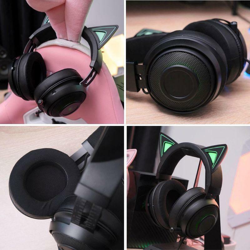 Qualified Ear Pads Soft Cushion Sleeves for Razer Kraken Kitty /Raken TE Headset