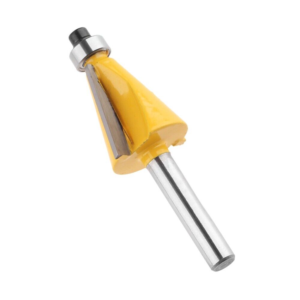 15 Degree 1/4" Shank Wood Trim Cutter Bearing Sealed Router Bit CNC Milling Tool