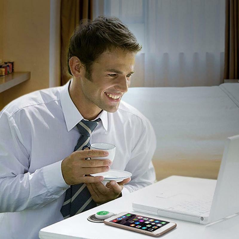 15W QC3.0 USB-C USB-A Built in Desktop Device Qi Fast Embedded Wireless Charger