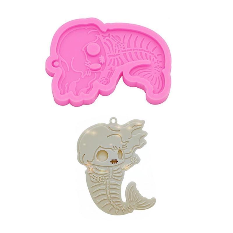 Human Fish Keychain Mold Epoxy Crystal Silicone Mold Customized Mold for Gift