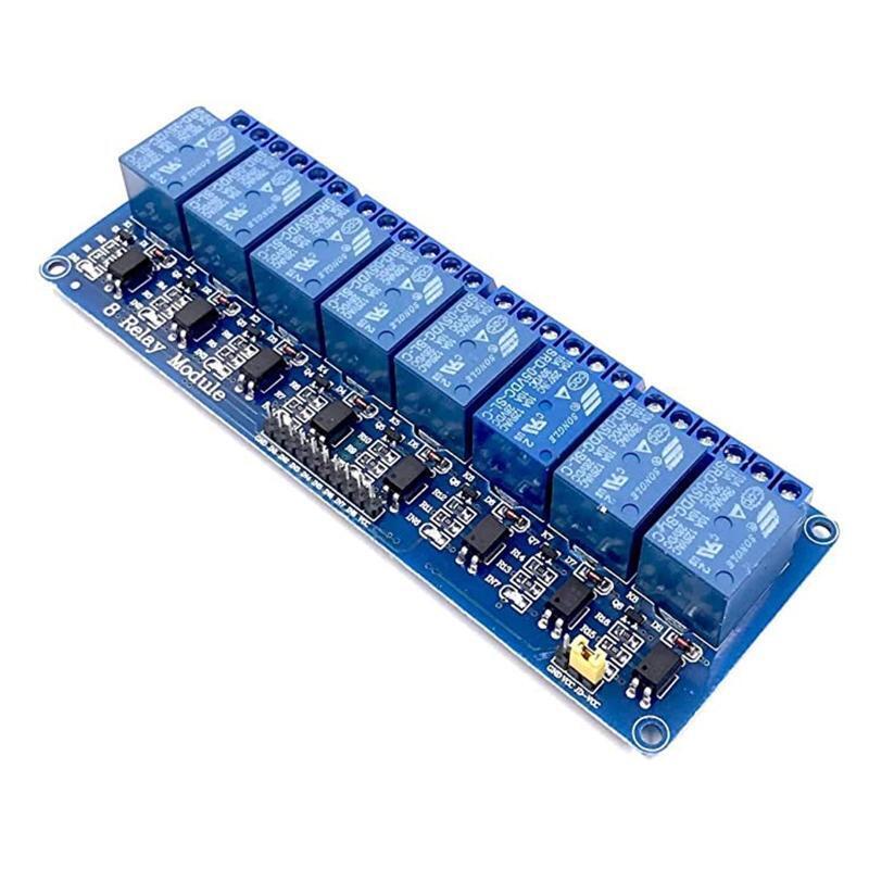 8 Way 5V Relay Module High Power Relay Control Board Single Switch Relay Board