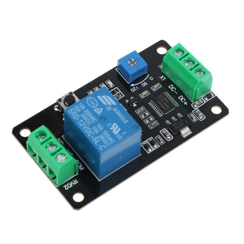 0-120s Adjustable Timer Delay Turn Off External Trigger Relay DC 12V