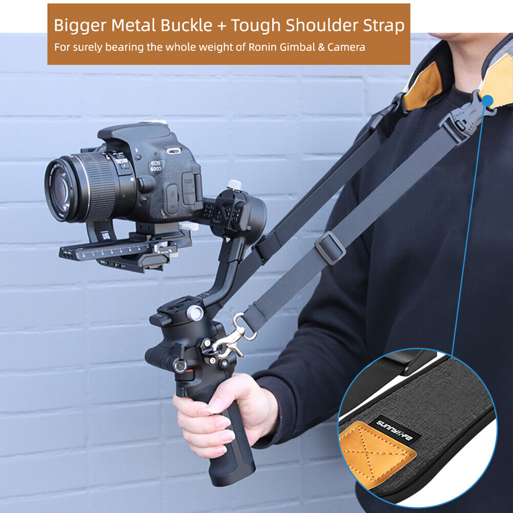 Dual Quick Side Release Buckle Shoulder Strap for DJI RSC 2 RS 2 Ronin SC S