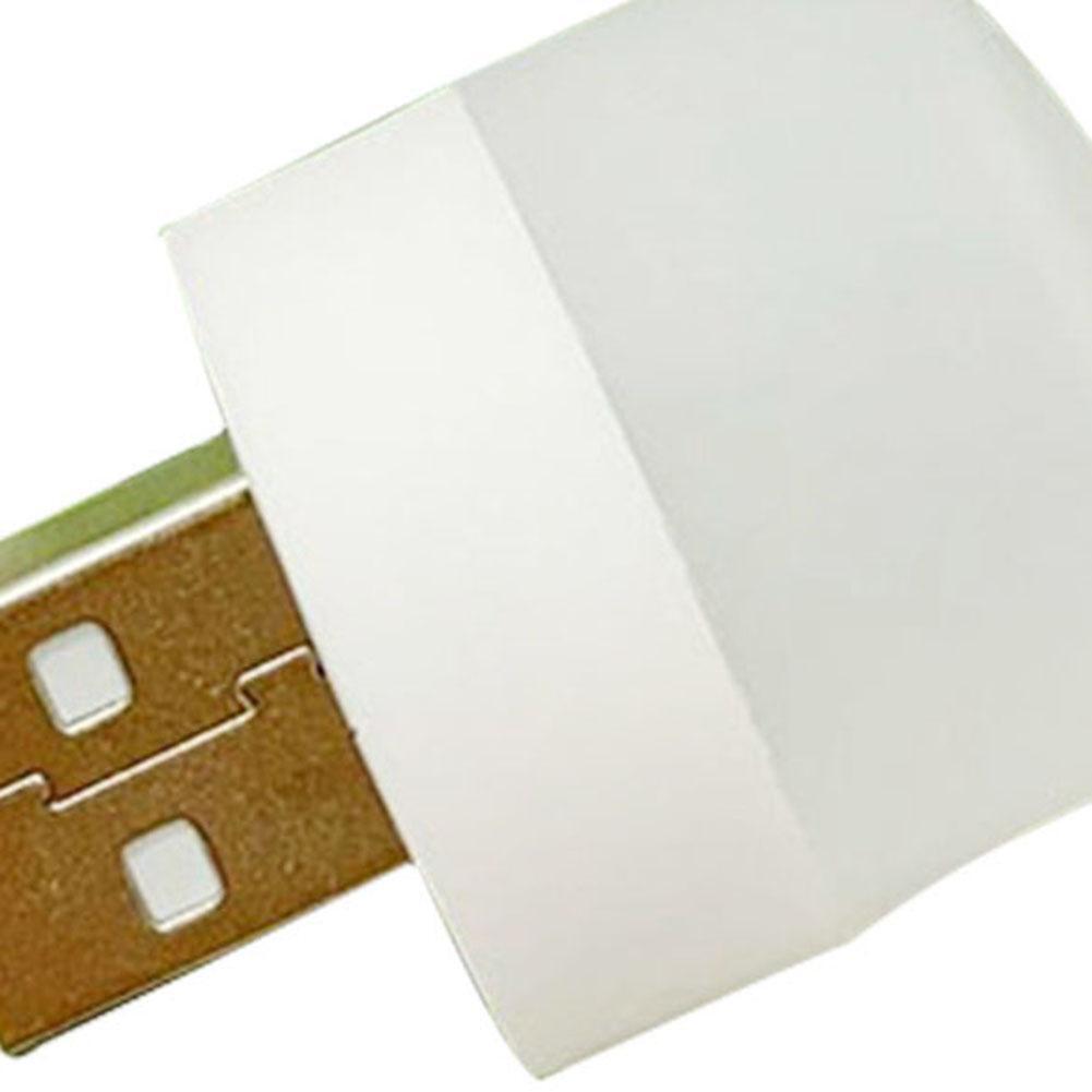 LED Night Light USB Bedside Baby Bedroom Mobile Power Table Lamp (White)