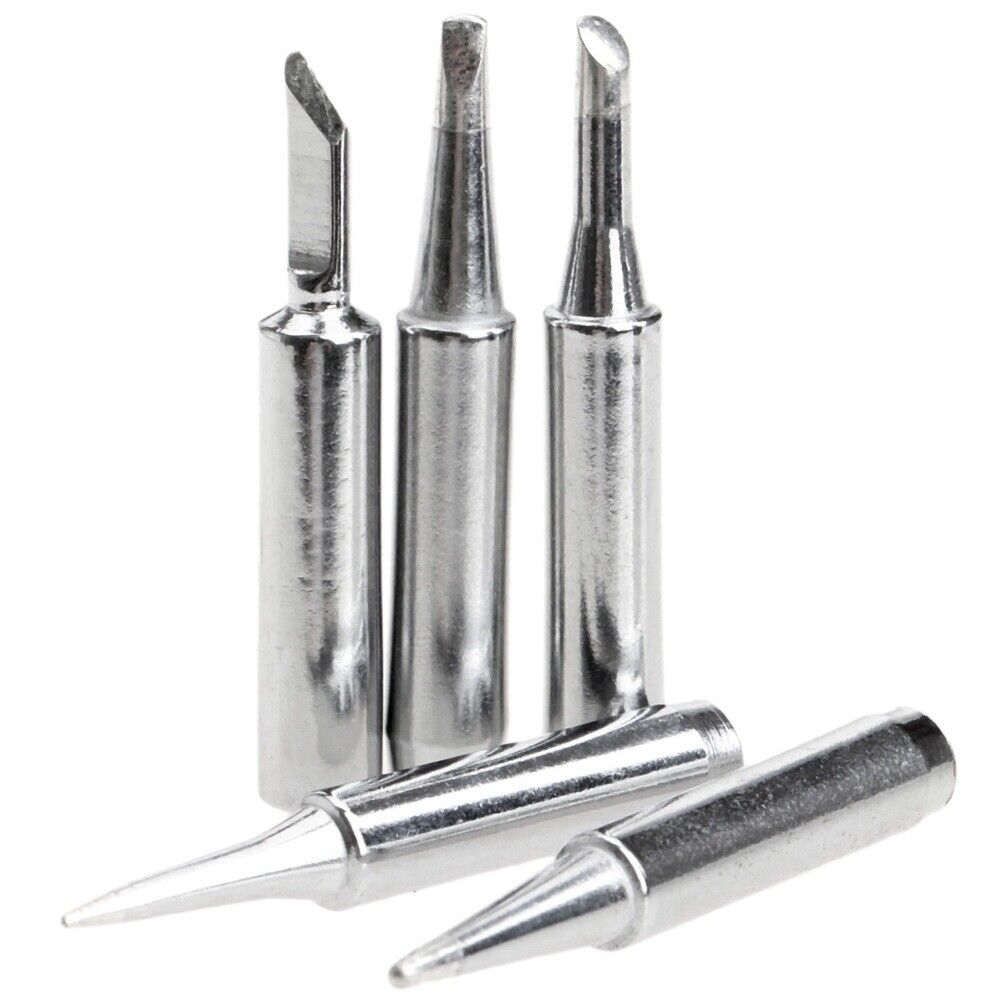 High Quality 5PCS Tip Solder Soldering Iron Rework Station Tool For Hakko 900M-T