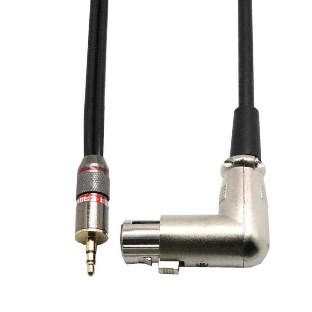 3.5mm (1/8 Inch) TRS Stereo Male to XLR Female Interconnect Audio Microphone