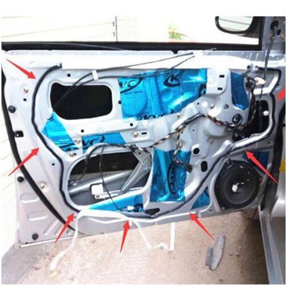 Black Truck Door Butyl Rubber Sealant Glue Car Reseal Strip LED Headlight Glue