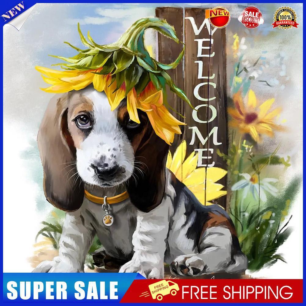 Cute Dog 5D Diamond Painting DIY Embroidery Cross Stitch Home Decor Gifts