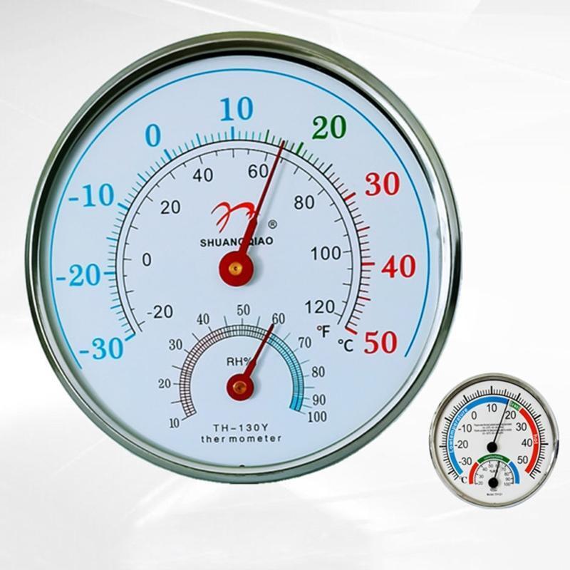 Wall Hanging Thermometer Hygrometer No Needed Battery Fit for Indoor Outdoor
