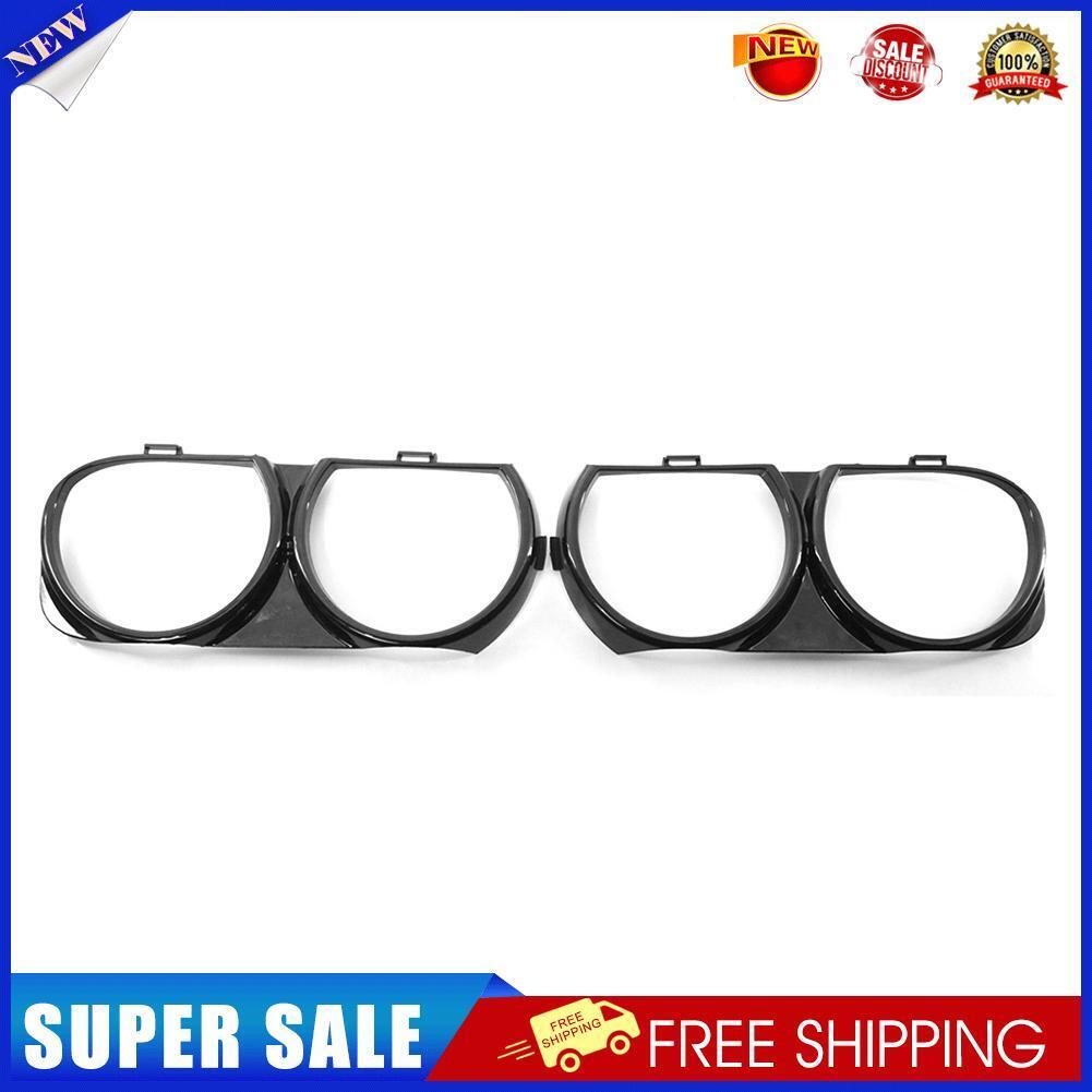 2pcs Front Headlight Lamp Bezel Trim Car Accessories for Dodge Challenger