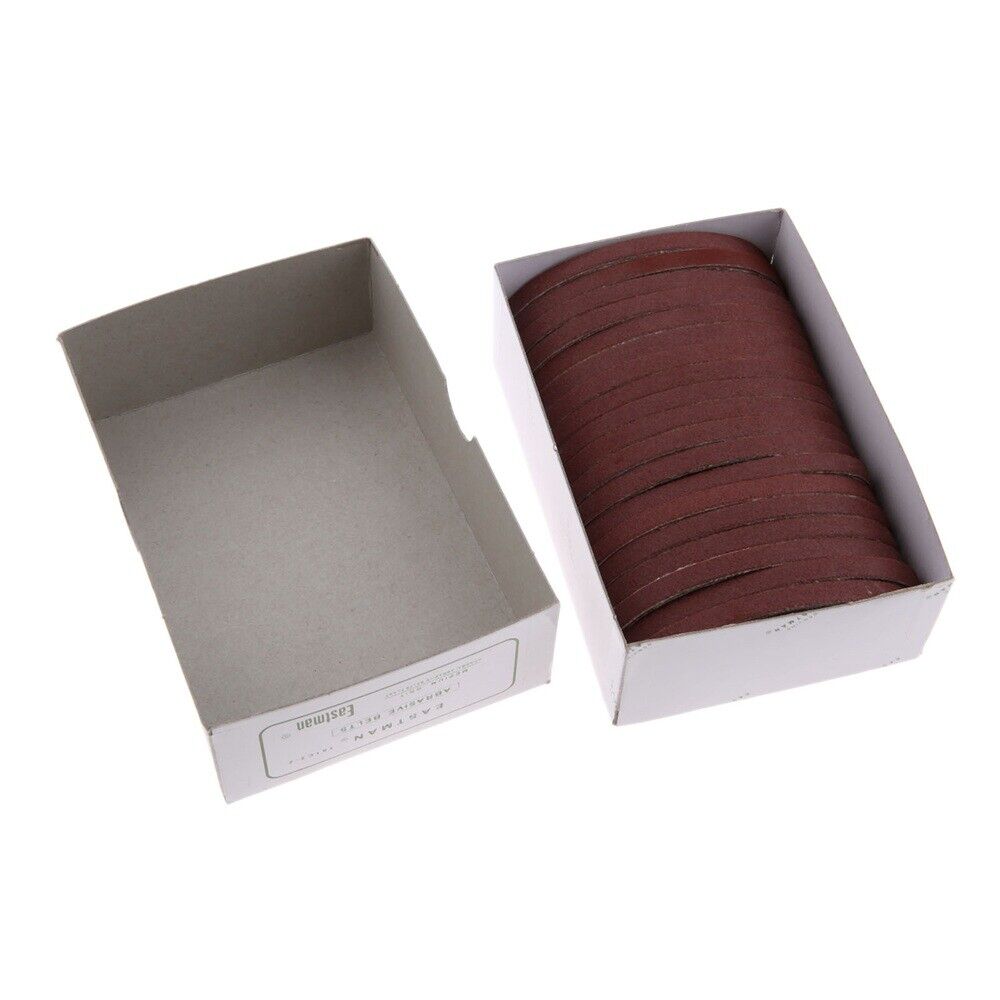 20pcs 22cm Circumference Sanding Belts Medium Sand & Medium Grit Abrasive Belts