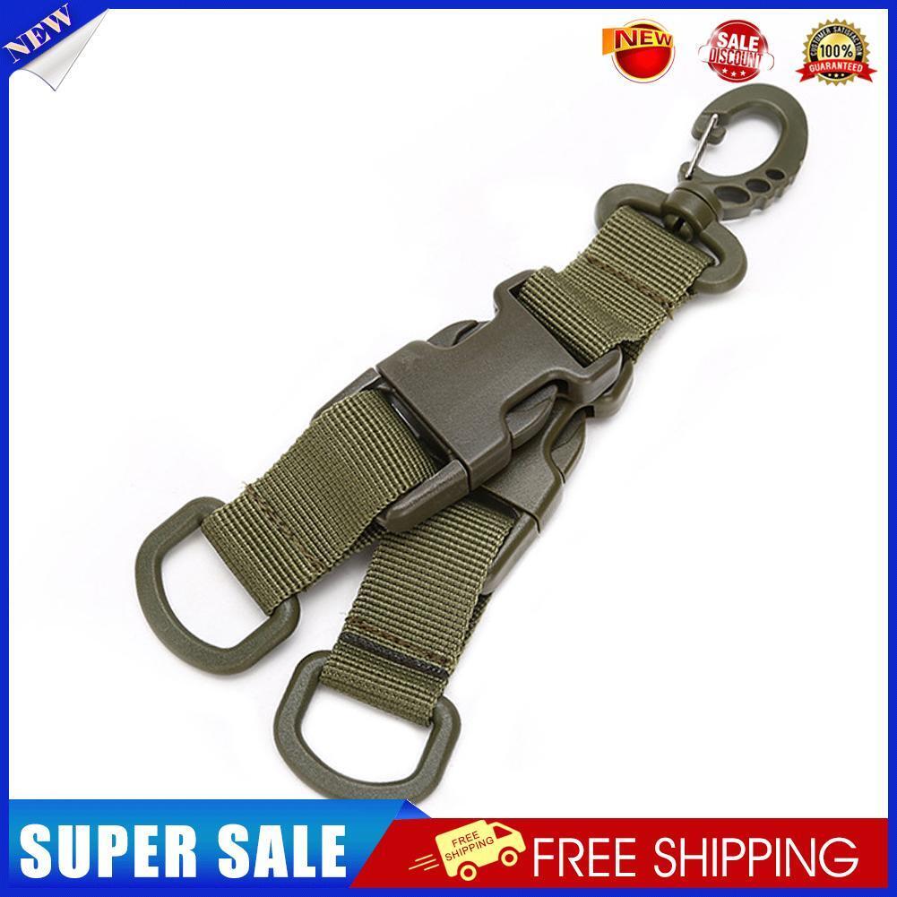 D-type Molle Hanging Buckle Outdoor Climbing Backpack Carabiner (Green)