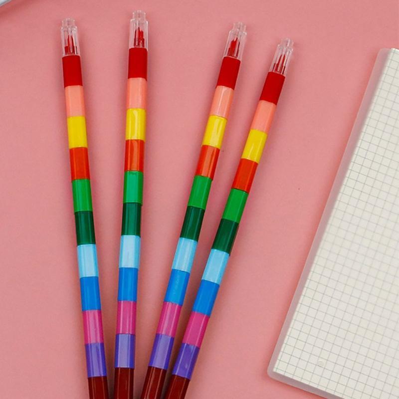 12Pcs Graffiti Crayon Pens Set Class Rewards Gift Supplies for Kids School Home