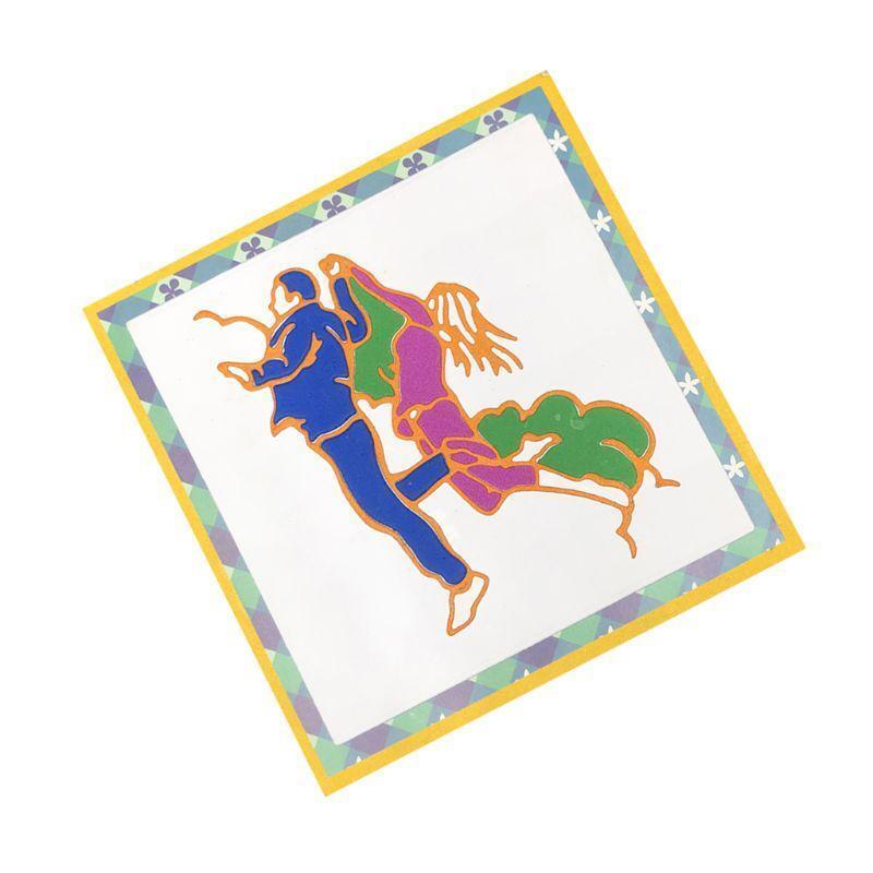 Double Dancer Metal Cutting Dies Stencil Scrapbooking DIY Album Stamp Paper Card