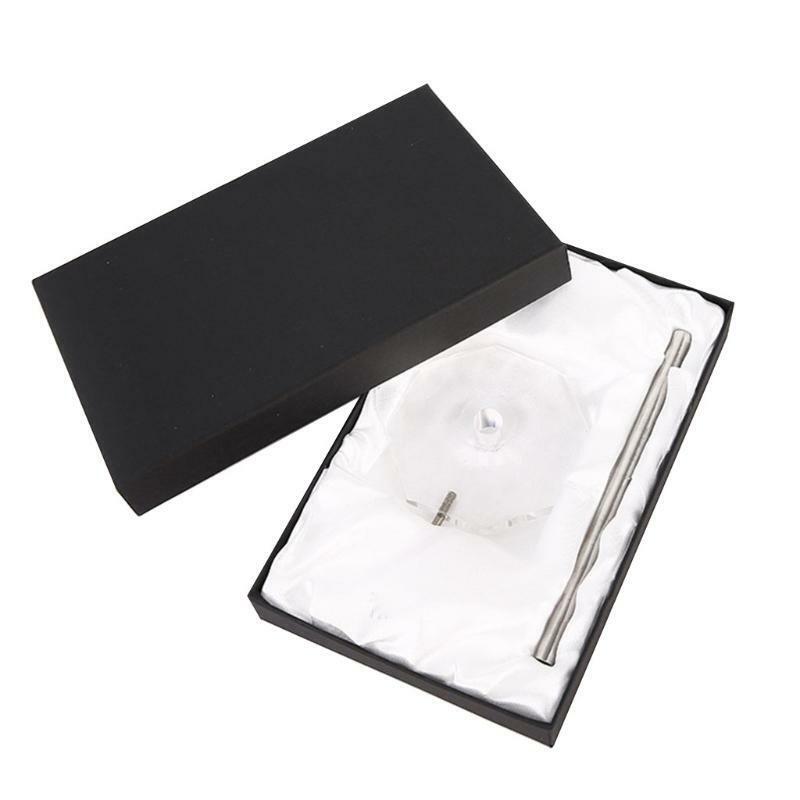 80mm Octahedral Prism Transparent Glass Octahedral Prism For Photos Pictures