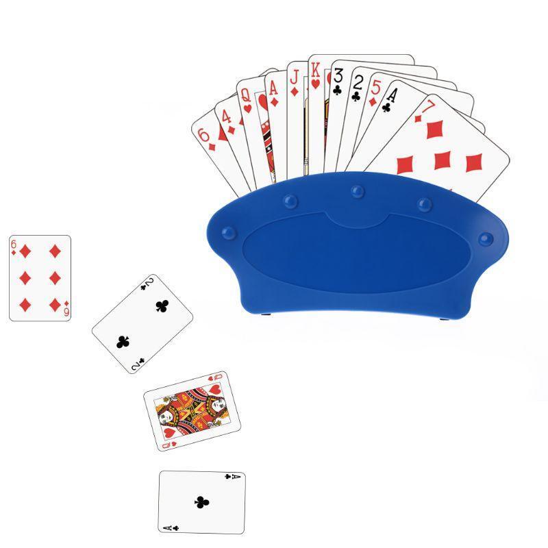 Playing Card Holder Lazy Poker Base Game Hand Free Christmas Party Poker Seat