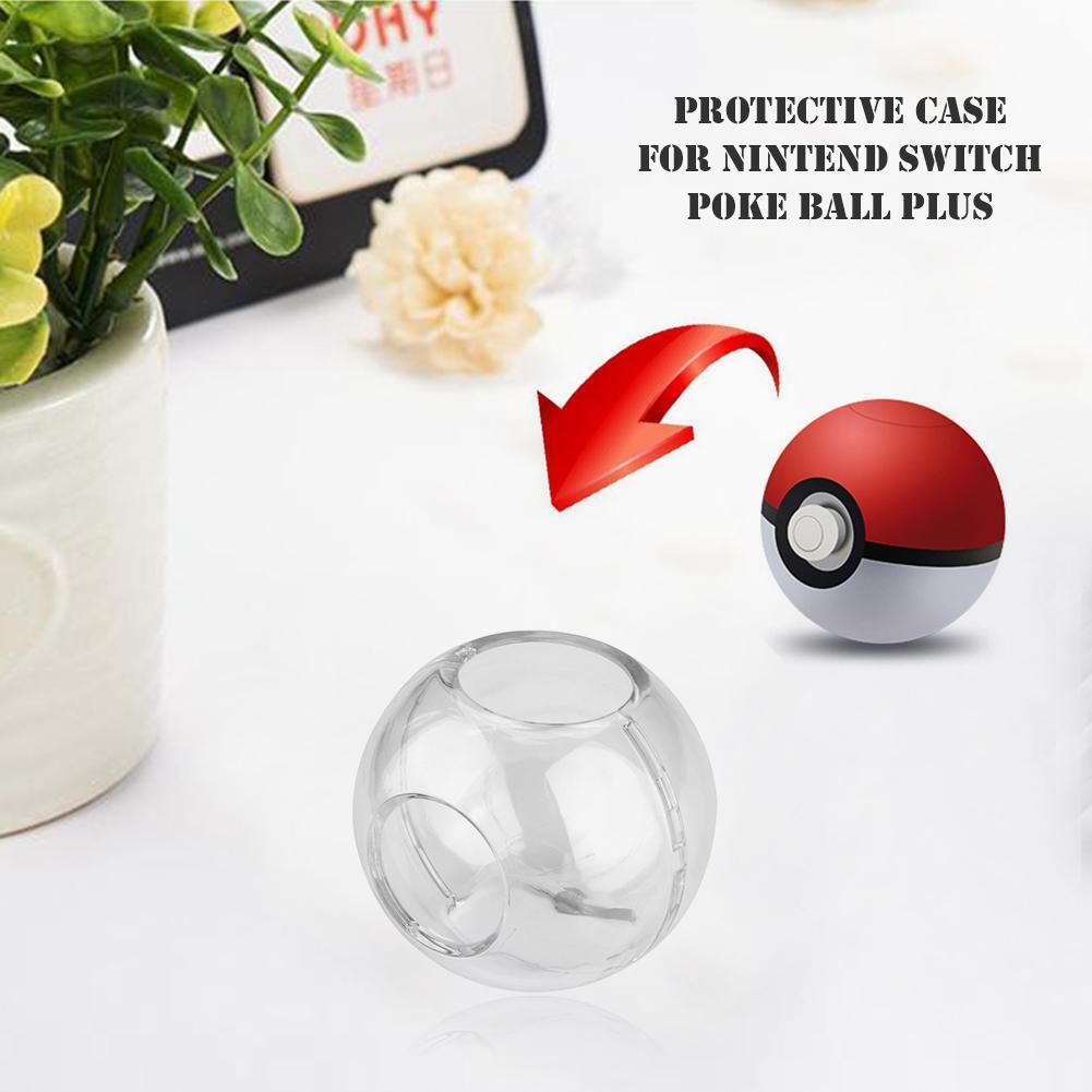 Crystal Protector Case Cover with Portable Bag for Switch Poke Ball Plus