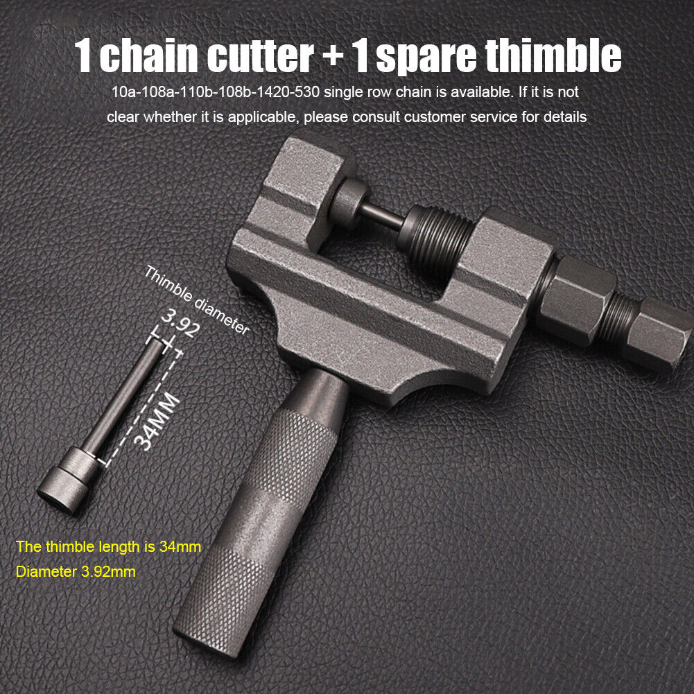 Motorcycle Chain Breaker Link Removal Splitter Chain Cutter Riveting Tool