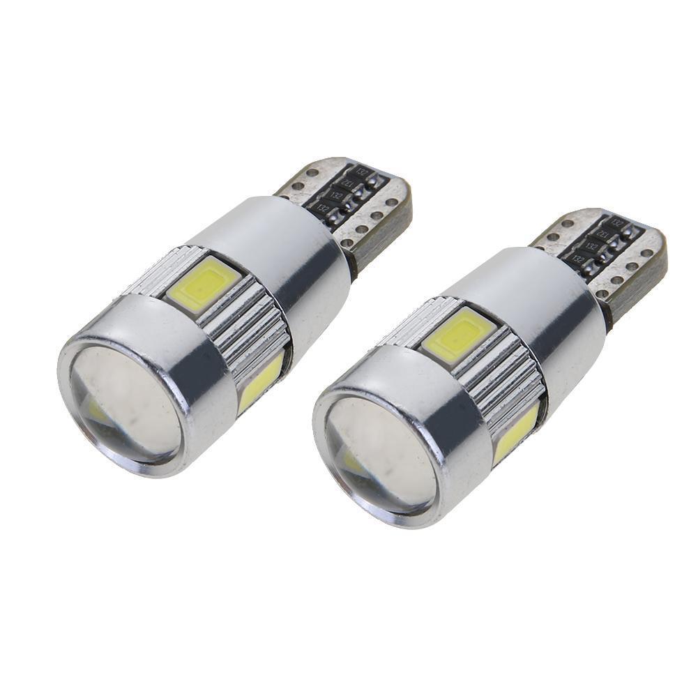 2pcs T10 W5W 5630 6SMD LED Car Width Light Bulbs Dash Board Lights