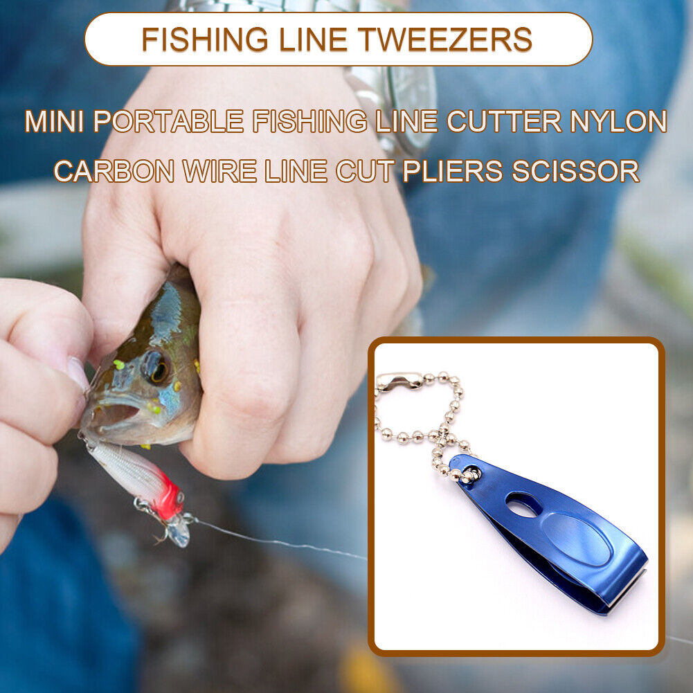 Fishing Line Pliers Fish Lure Hook Cutter Remover Scissor (JX102 Blue)