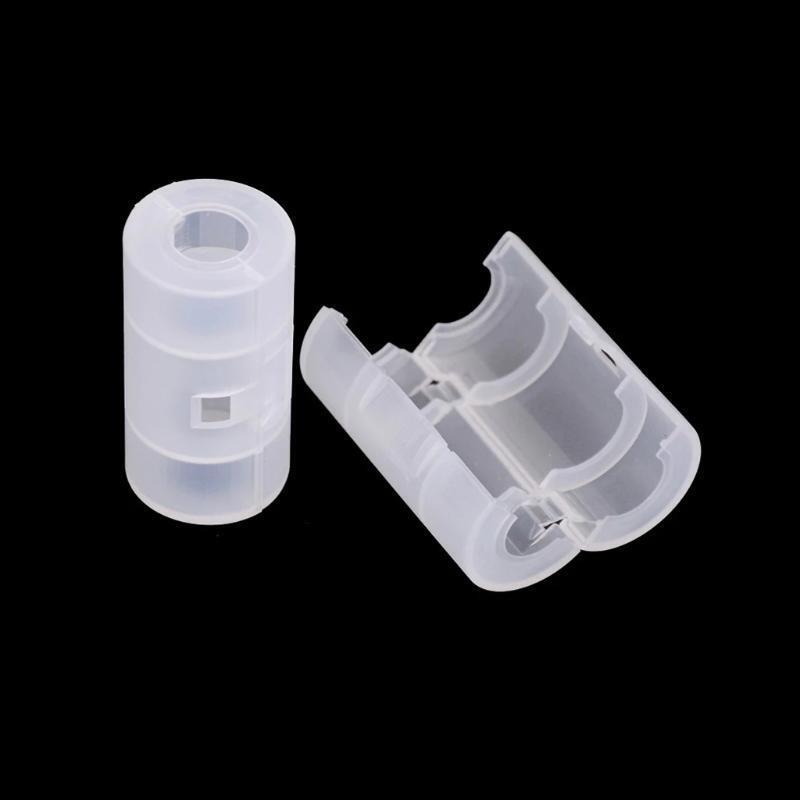 4Pcs Durable Battery Adapter AA Battery To Size C Battery Converter Storage Case