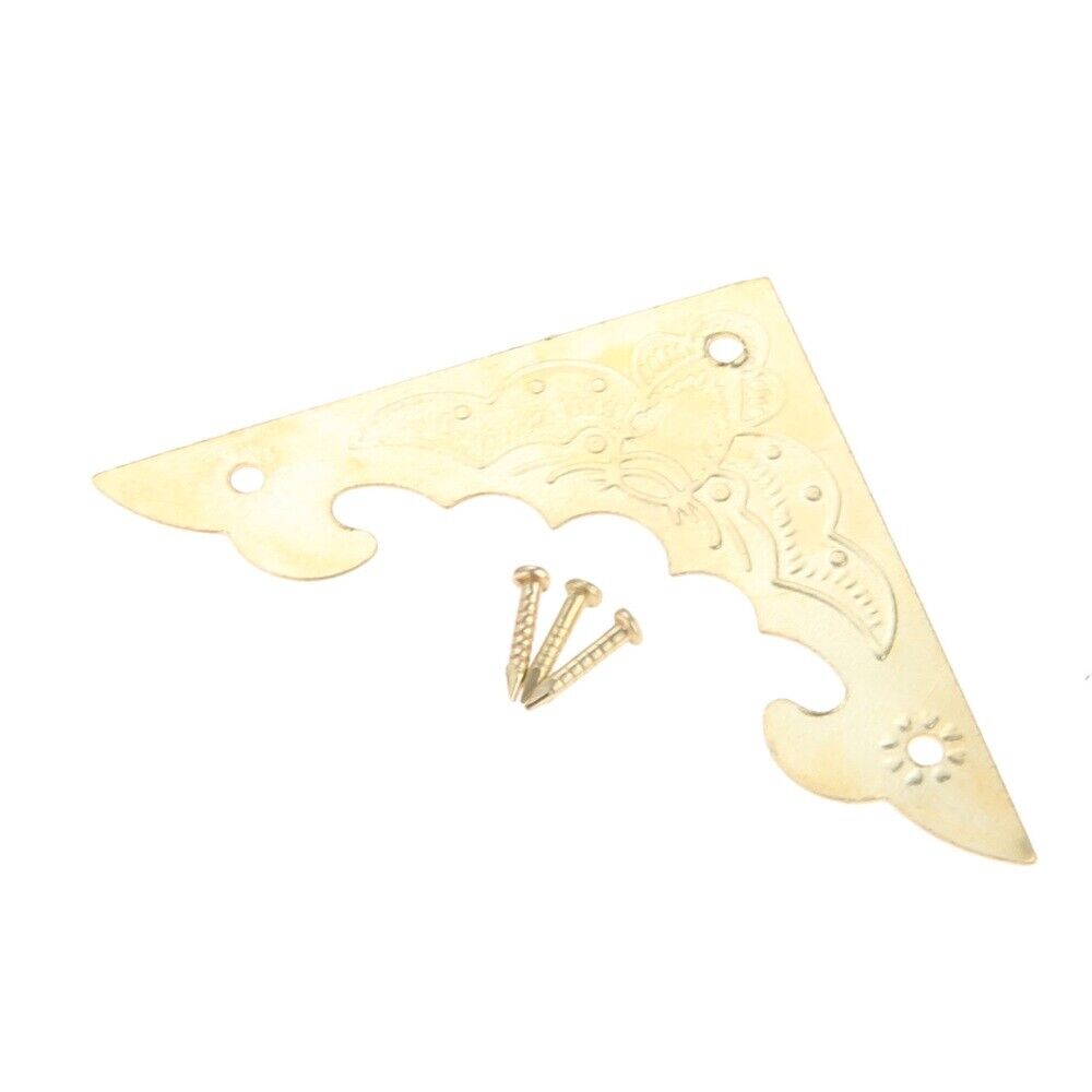 12Pcs Metal Guard Corner Decorative Protectors for Box Jewelry Gift Case Desk