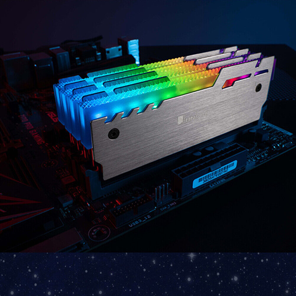 Jonsbo NC-3 2x Gorgeous RAM Cooler Heatsink 3 Pin 5V Memory Radiator Pad