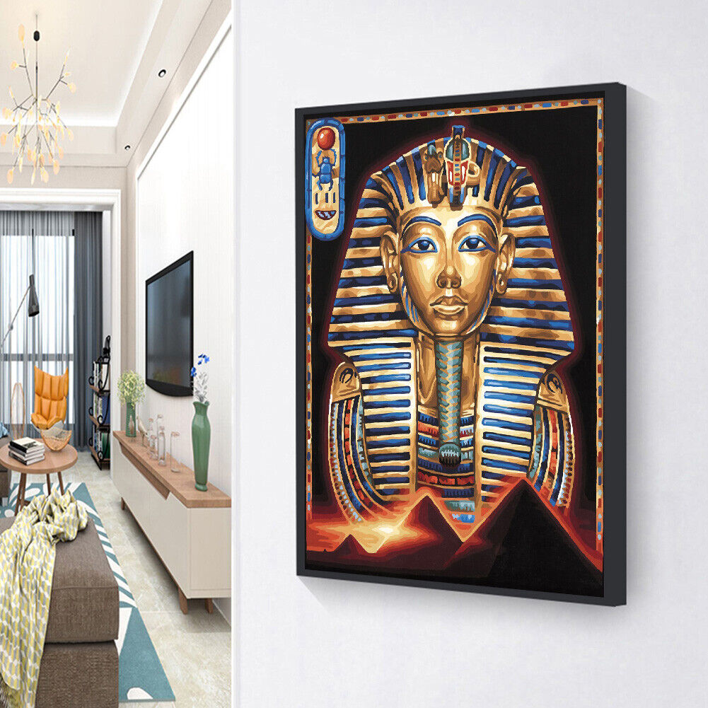 Full Round Drill Egyptian Portrait Diamond Painting DIY 5D Kit Art Drawing